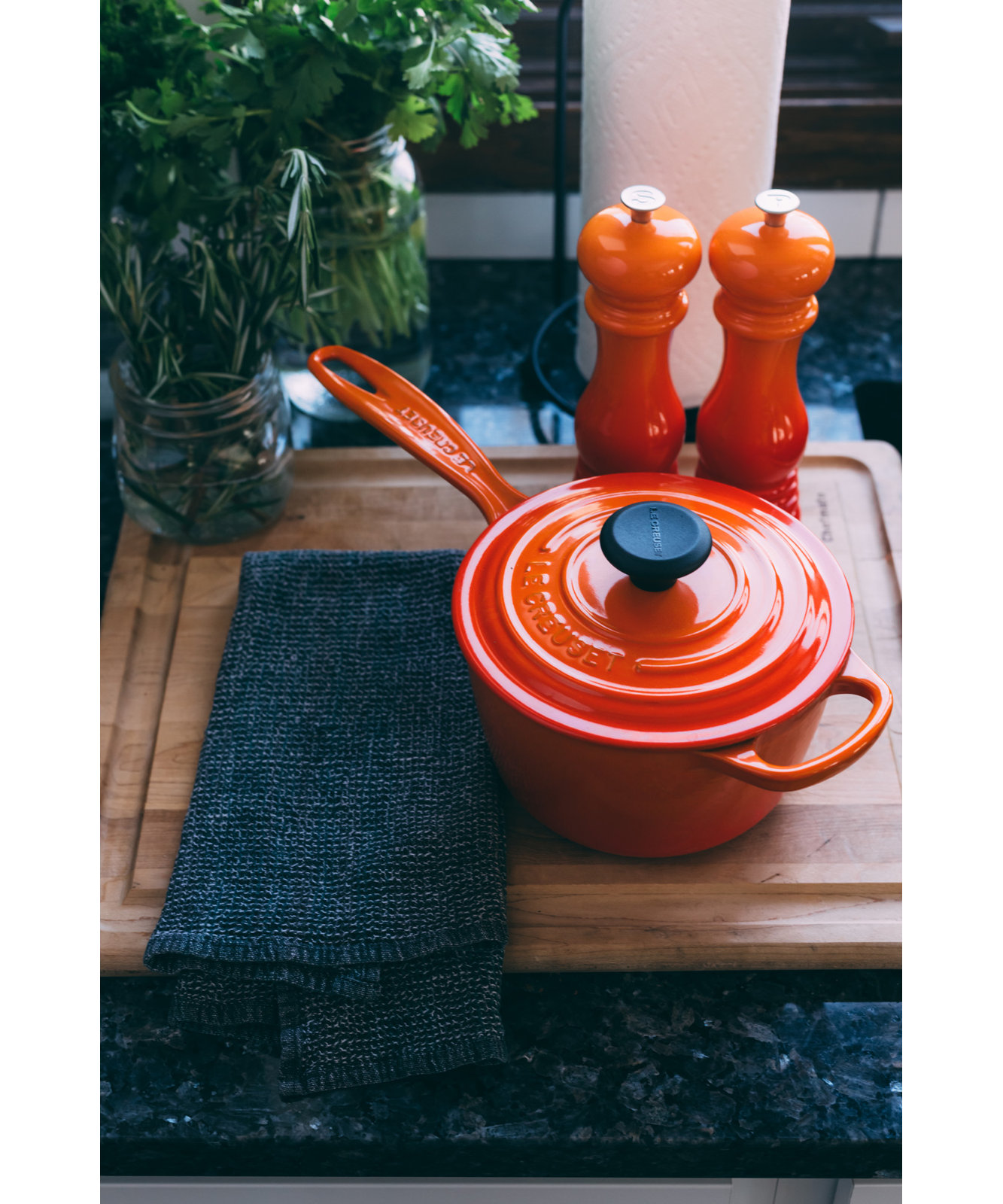 Le Creuset Classic 8" Pepper Mill, Flame