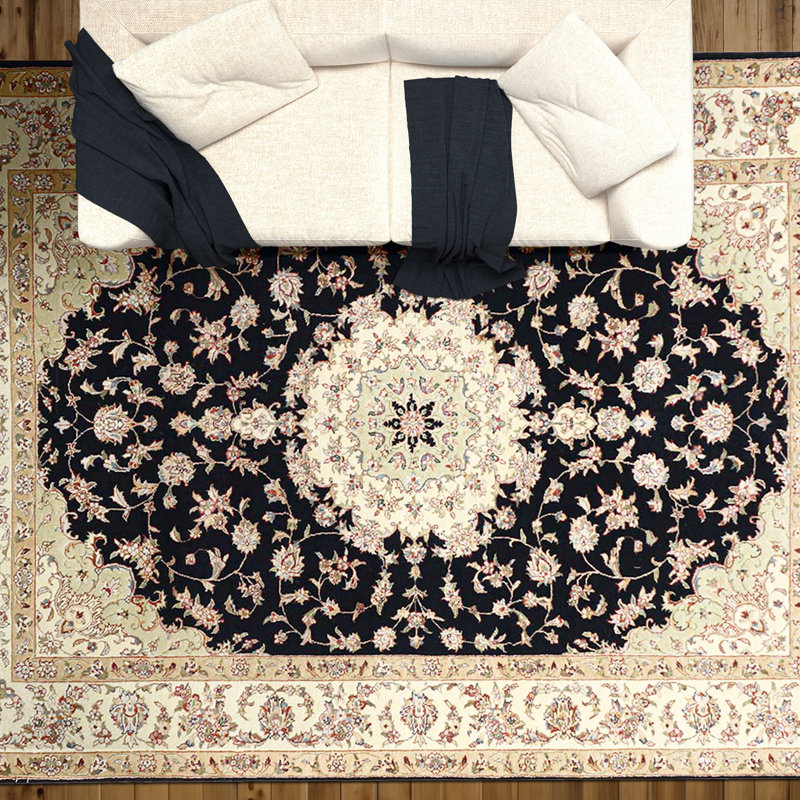 Hand Woven Wool Oriental Area Rug, Rectangle 8' x 10'
