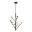 Cypress 5 Arm Opal Glass LED Chandelier-1462355289