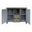Stunning Console Table with Open Compartment Storage, Blending Rustic Charm and Modern Elegance for Any Room