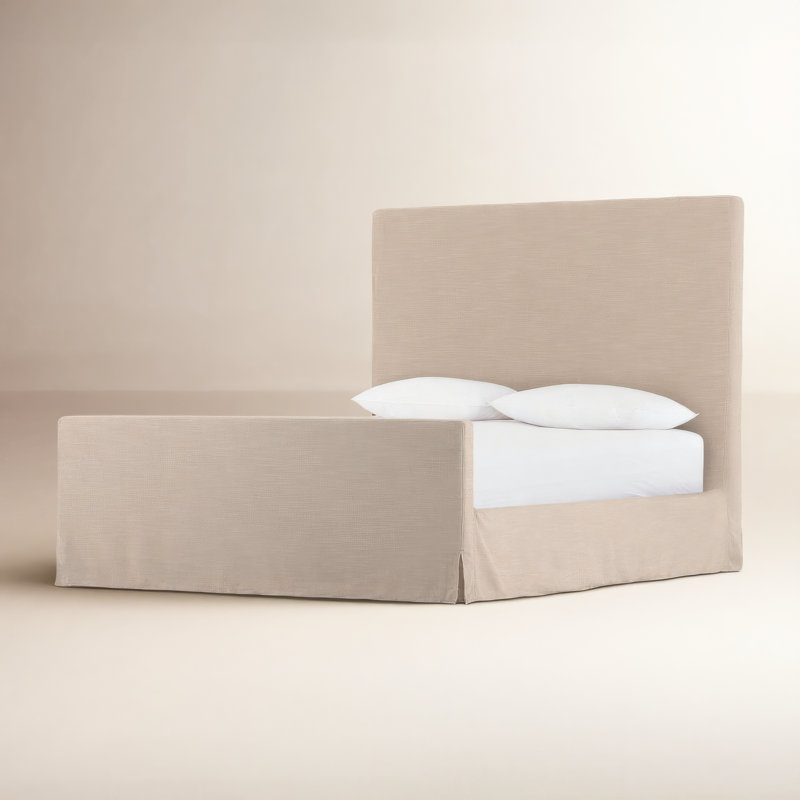 Daphne Upholstered Bed, Queen, Brussels Pine
