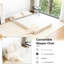 Lit pliable, oreiller, lit simple, polyvalent, bureau à domicile, housse en velours côtelé, siège mi-moelleux, mousse haute, espace salon-76429706