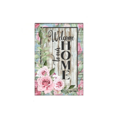 Welcome to Our Home Garden Flag