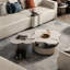 Table basse moderne en super cristal de pierre-183890162