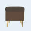 Banc de rangement capitonné capitonné pour la chambre à coucher et le vestibule, café-2075480074