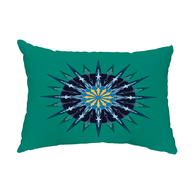  Housse et insert de coussin extérieur Sea Wheel, Vert