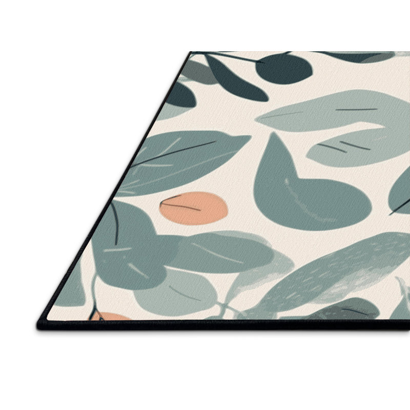 Blush Meadow Rug, Rectangle 2' x 3'