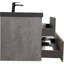 Meuble-lavabo flottant 48 po avec lavabo, meuble de rangement mural avec lavabo à quartz et tiroirs à fermeture en douceur entièrement assemblés