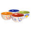 Service de vaisselle peint à la main, ensemble de 4 tasses (17,4 oz), assorties