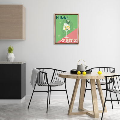  "Hugo Spirz Cocktail", art mural encadré par Jo Reid