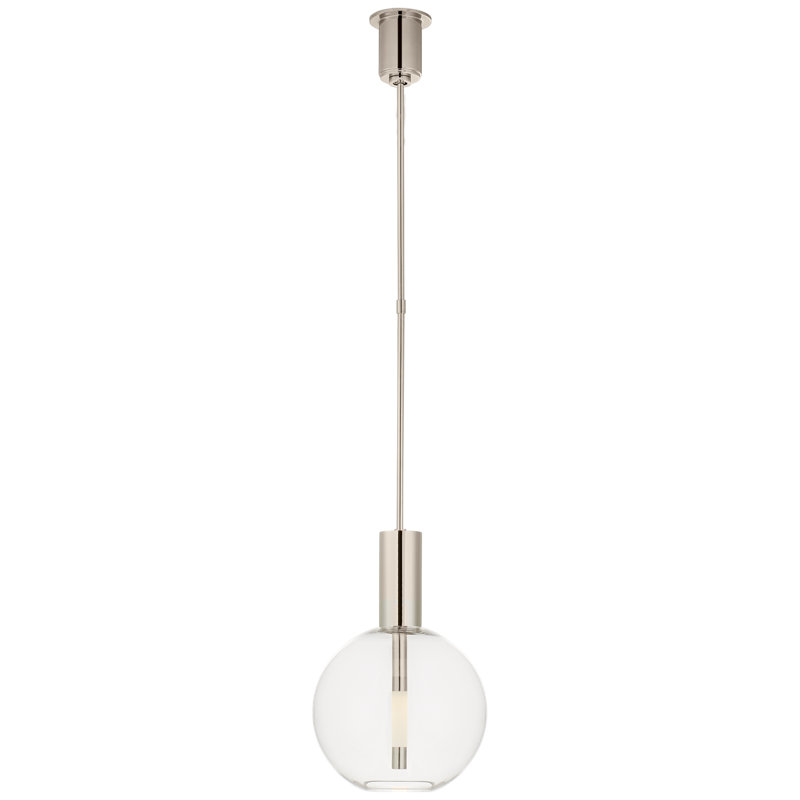 Kelly Wearstler Nye Globe Pendant, Polished Nickel