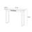 Modern simple elegant console table-821987898