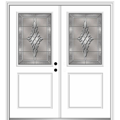 Porte d'entrée avant en fibre de verre Grace