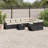 Vidaxl Garden Sofa Set Black And Cream