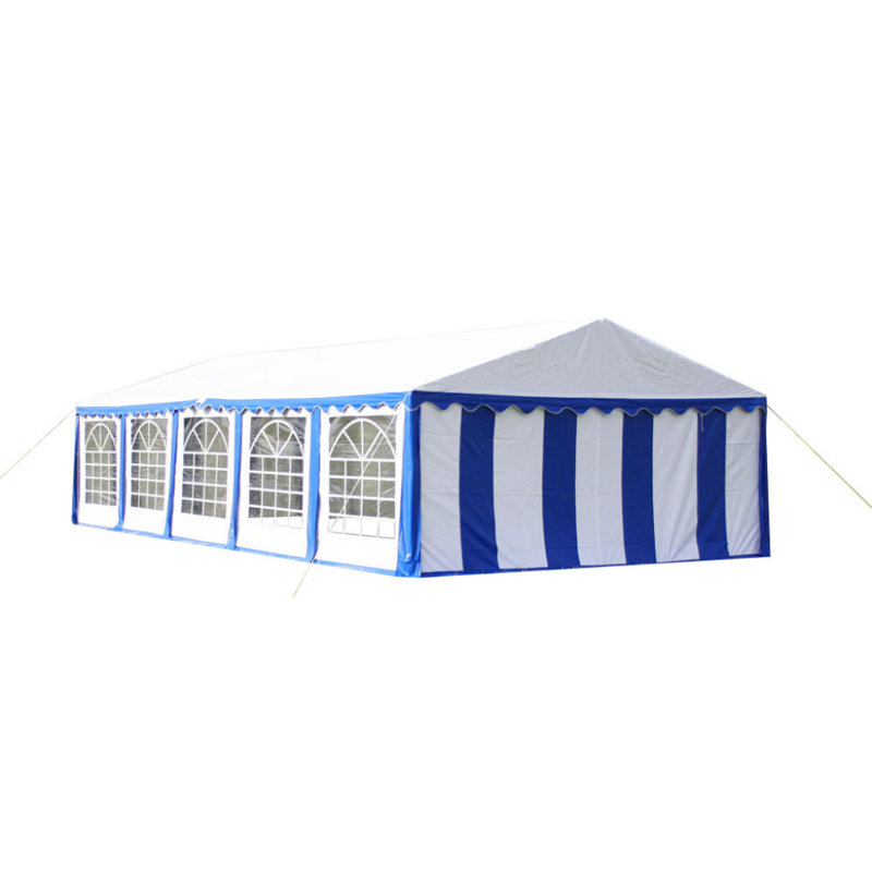 25.4m x 13m Steel Partyzelte & Pavillons, Blue/​White