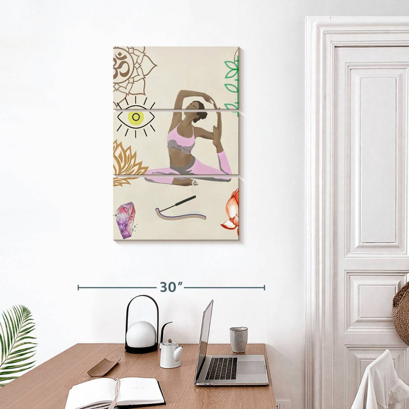 Senne Yoga Pose IV, 32" H x 20" W
