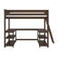 Bureau double classique noué surélevé + noyer-1949050564