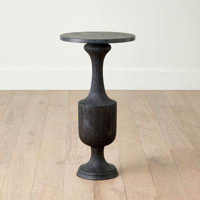 Vessel Side Table-Black-Lg