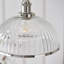 Anais 1 - Light Nickel Dome Pendant