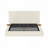 Cloud Upholstered Bed with Sliding Side Table-1349949085