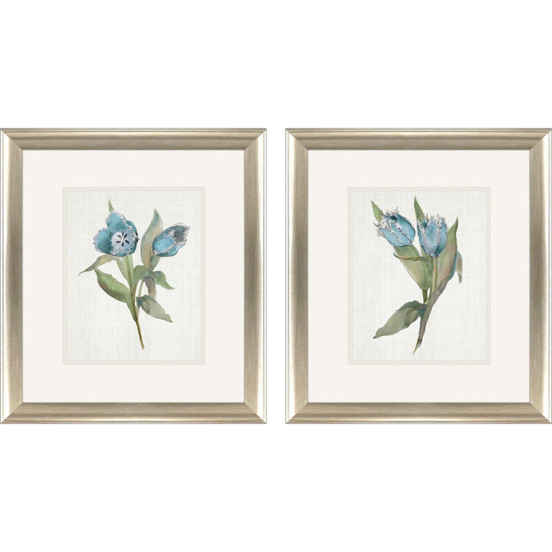 «Blue Tulip», art encadré