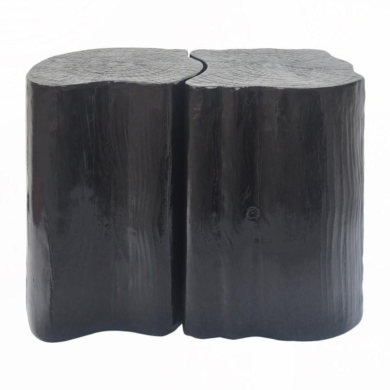 Irregular MGO End Table, Black