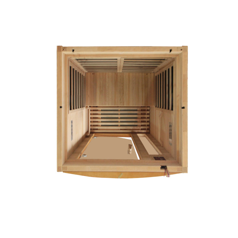 Barcelona Elite Hemlock Wood Infrared Sauna for 1-2 Persons