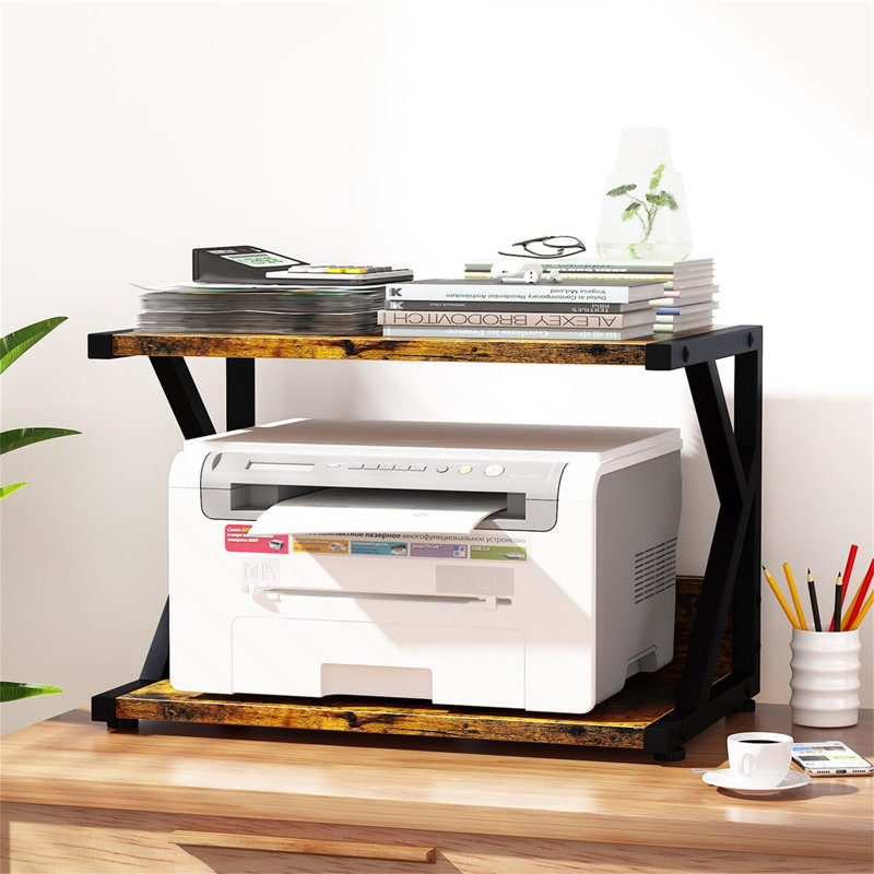Desk Organizer, Brown/Black