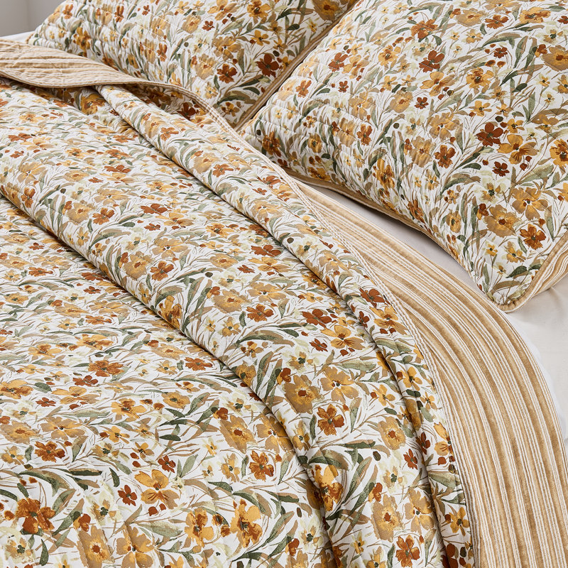 Ensemble de courtepointe Floral Meadow, Double / grand
