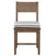 Birch Lane Twisted Band Marine 2" Textured Stripe Dining Chair Seat Pad with Ties