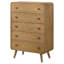 Commode à 5 tiroirs Winston Light Ash