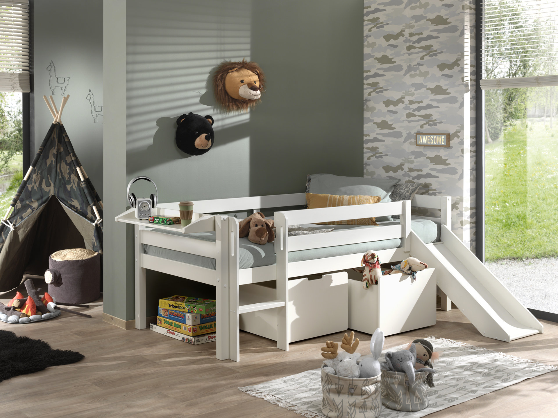 Vipack European Single (90 x 200cm) Bed by Vipack | Wayfair.co.uk
