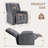 Oversized Power Lift Recliner Chair, Large Electric Recliner With Massage, Cup Holders, Side Pockets-1728827993