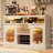 47" Liquor Storage Cabinet With Wine Rack