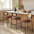 Set of 2 Bar Stools, Upholstered Stools-884201670-883019646