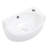 Modern Bathroom Sink Ceramic, 16X11 Inch, Wall Mounted, White, Stain Interior Mount Sink, Inch Low Water Absorption, Easy To Maintain