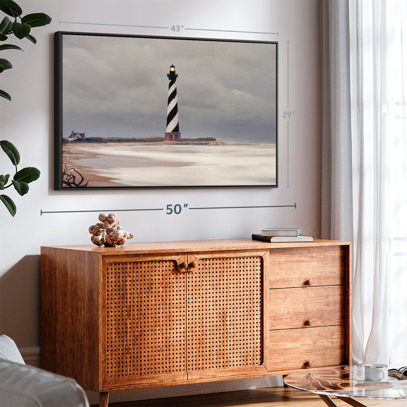 Impression sur toile Stormy Cape Hatteras, H 29 po x l 43 po