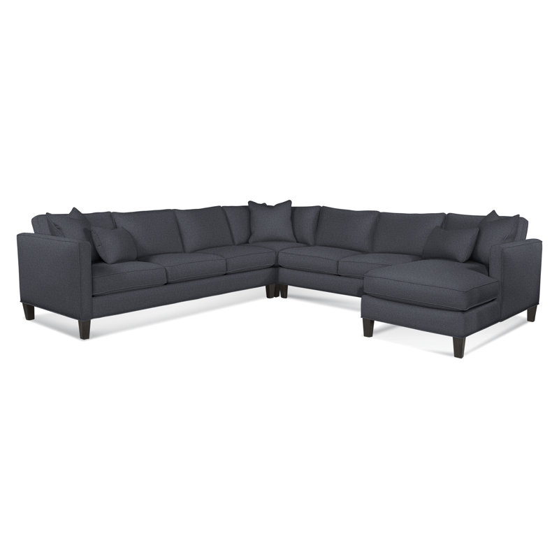 Sectional, Black, Right Hand Facing, Elite Ash; 0321-83