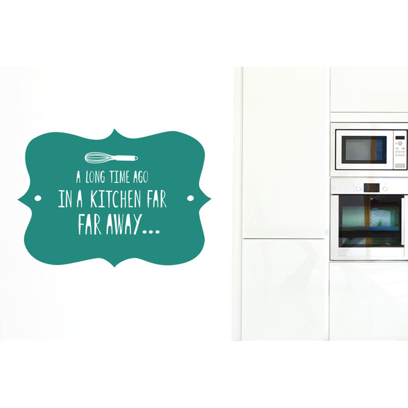 Wall Decal, Aqua Green, Large