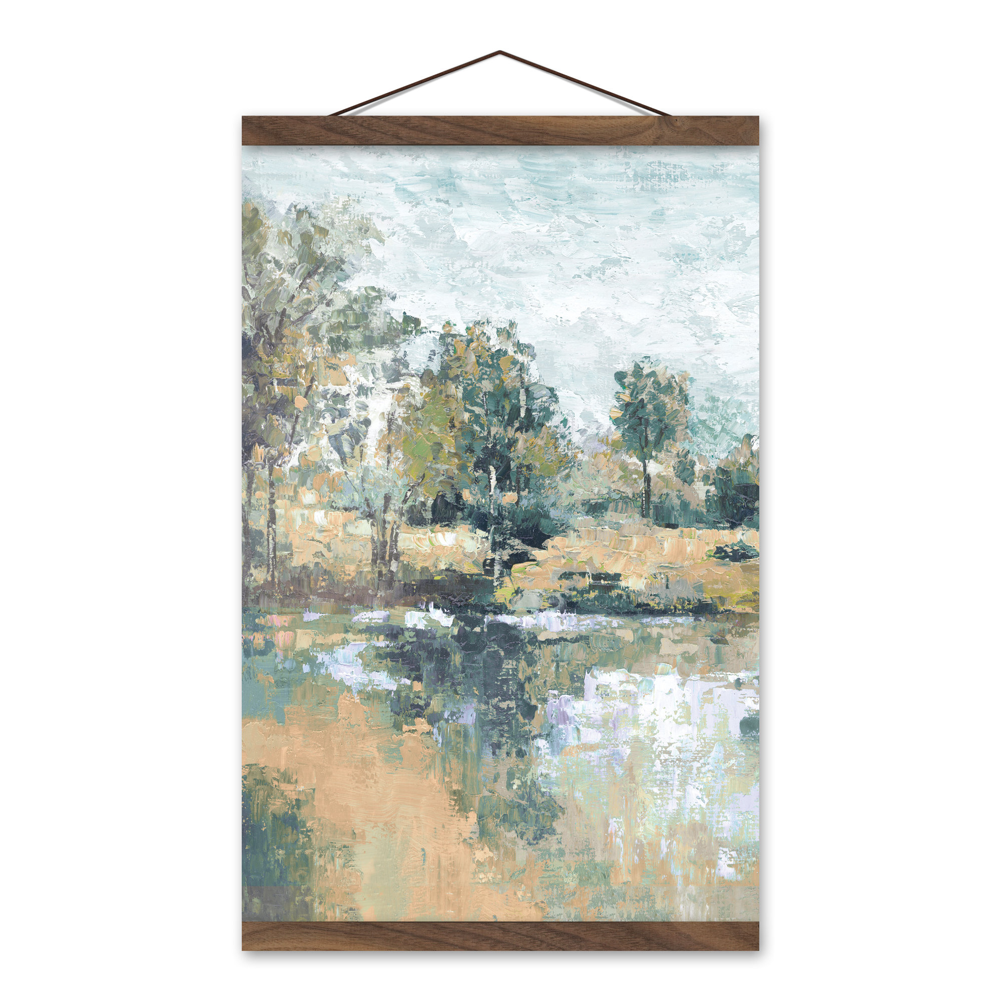 Red Barrel Studio® Painterly Abstract Landscape Wall Décor | Wayfair