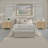 Juliano 28" Wide 3-Drawer Nightstand in Beige with USB Charging-272903162