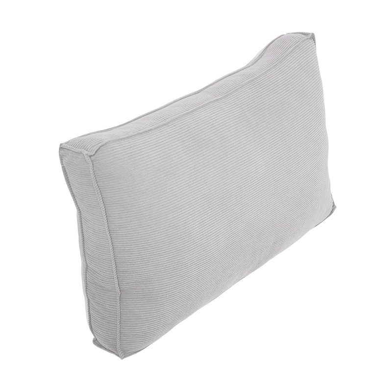 Cotton Backrest Cushion, Grey