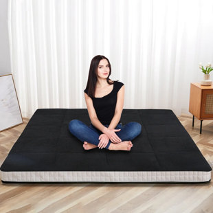 Folding Mattress Pad Tatami Soft Cotton Floor Mat Washable Anti-Slip Bedding