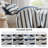 Modern Yarn-dyed Striped Bedding Sets, Full/queen, Polyester Comforter With Pillow Shams