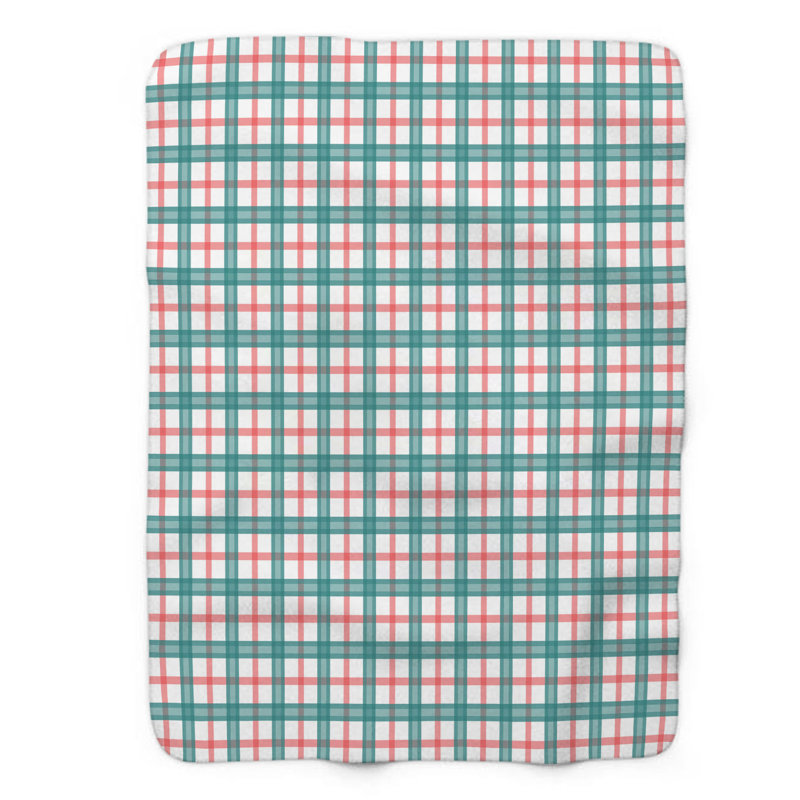 Plaids roses des Fêtes - couverture sherpa de qualité supérieure 1 pièce, Grand lit