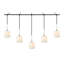 Luminaire suspendu rectangulaire 5 lumières grappe Shults-953436207-954320509