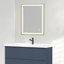 Miroir de salle de bain en verre trempé sans cadre avec deux lumières à DEL à l'avant et à l'arrière,-1165654150-1165654146