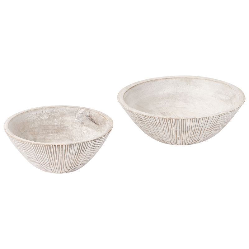 Handmade Mango Wood Decorative Bowl 2