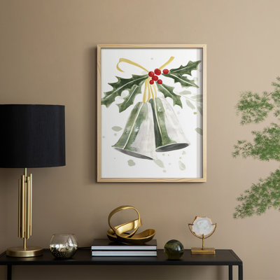 «Christmas Holiday Art», reproduction encadrée cmxxvii - bois massif
