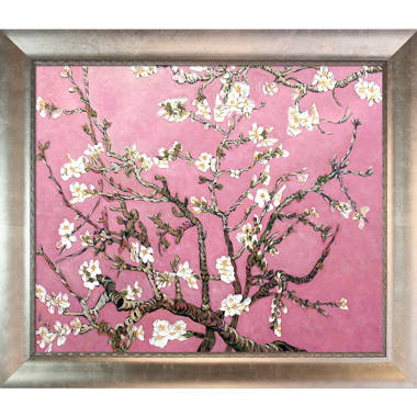 Round Crossbody for Women Van Gogh Blossoming Almond Tree Circle